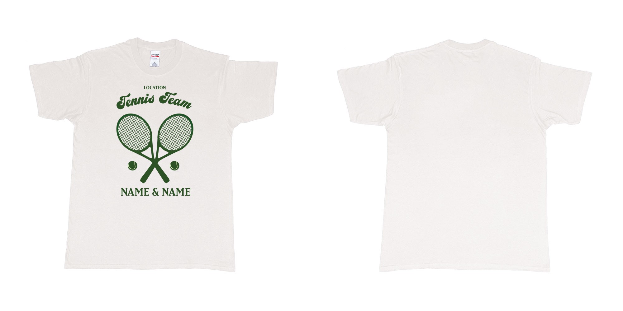 Custom tshirt design  in fabric color white choice your own text made in Bali by The Pirate Way