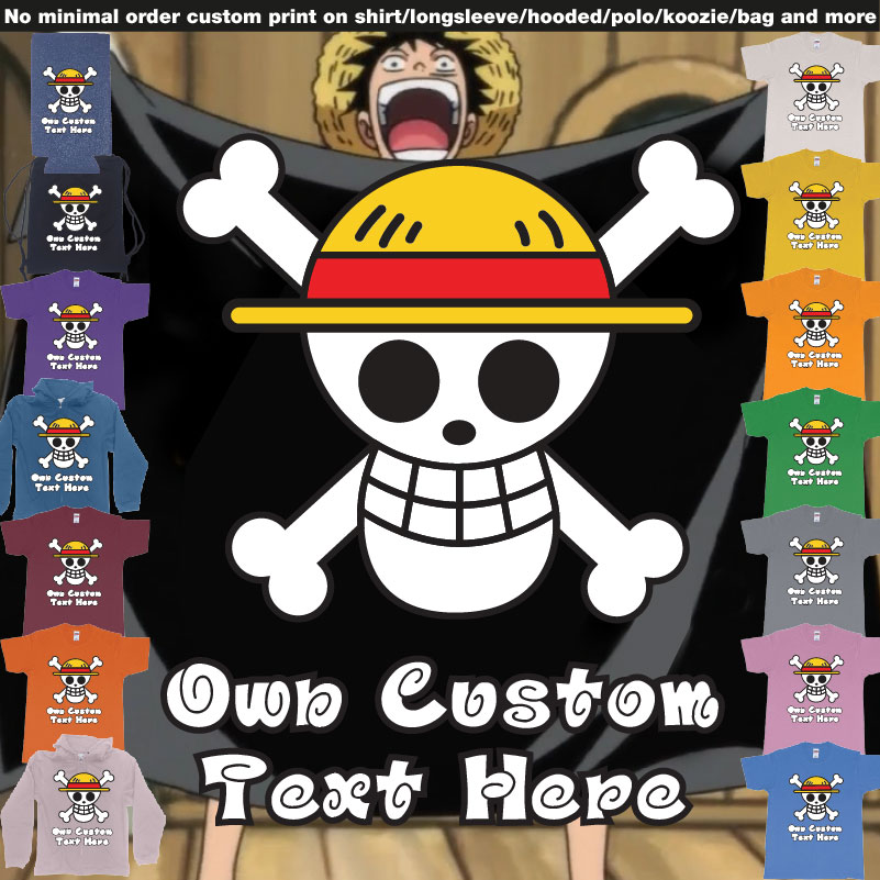 Jolly Roger Of The Straw Hat Pirates One Piece Custom Print 01 Overview Design Garments