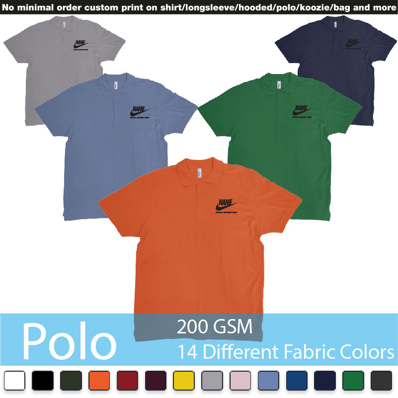 Nike Just Do It But Make Yours Own Custom Text Bali Polo Shirts Samples On Demand Printing Bali