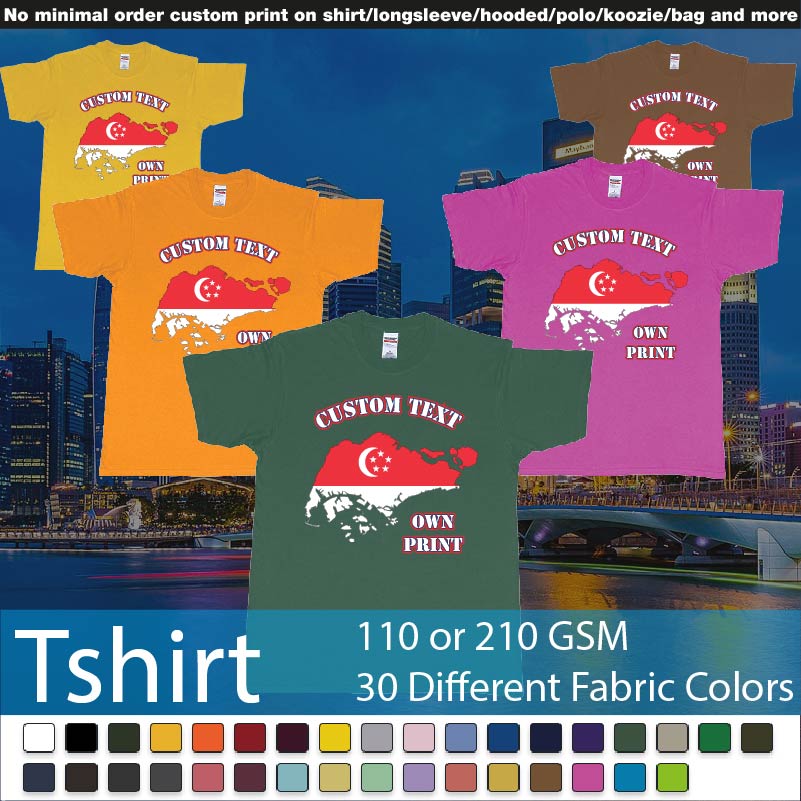 Singapore Best Custom Tshirt Print Bali Tshirts Samples On Demand Printing Bali