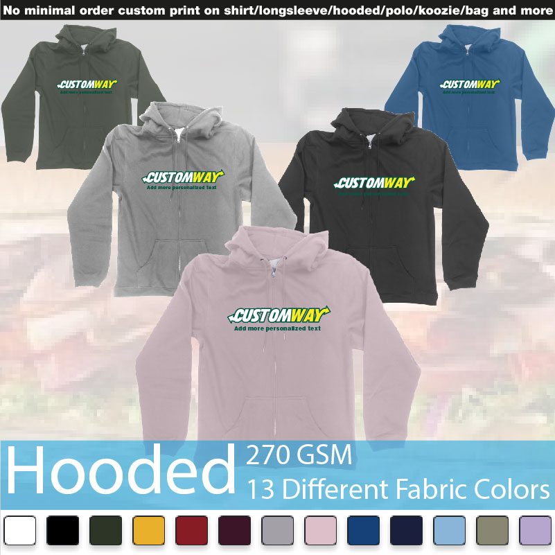 Subway Logo Design Customizable Personalized Text Print Hooded Samples On Demand Printing Bali