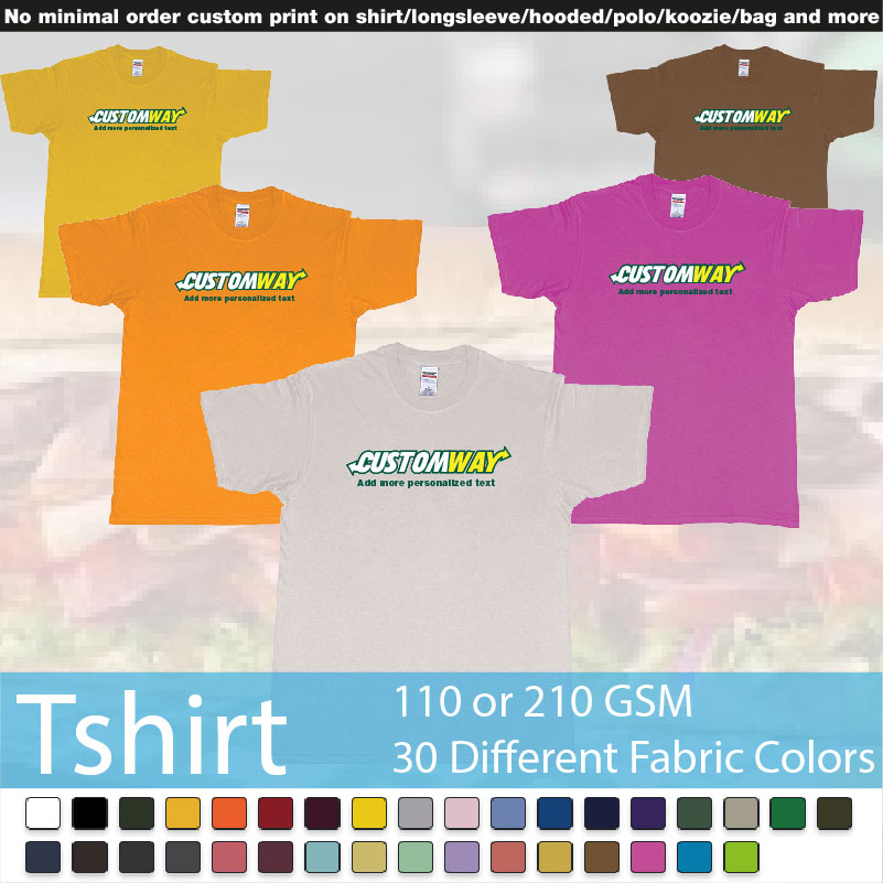 Subway Logo Design Customizable Personalized Text Print Roundneck Tshirt Samples On Demand Printing Bali