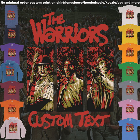 Custom tshirt design The Warriors 1979 Custom Text Birthday Tshirt made in Bali choice your own printing text made in Bali