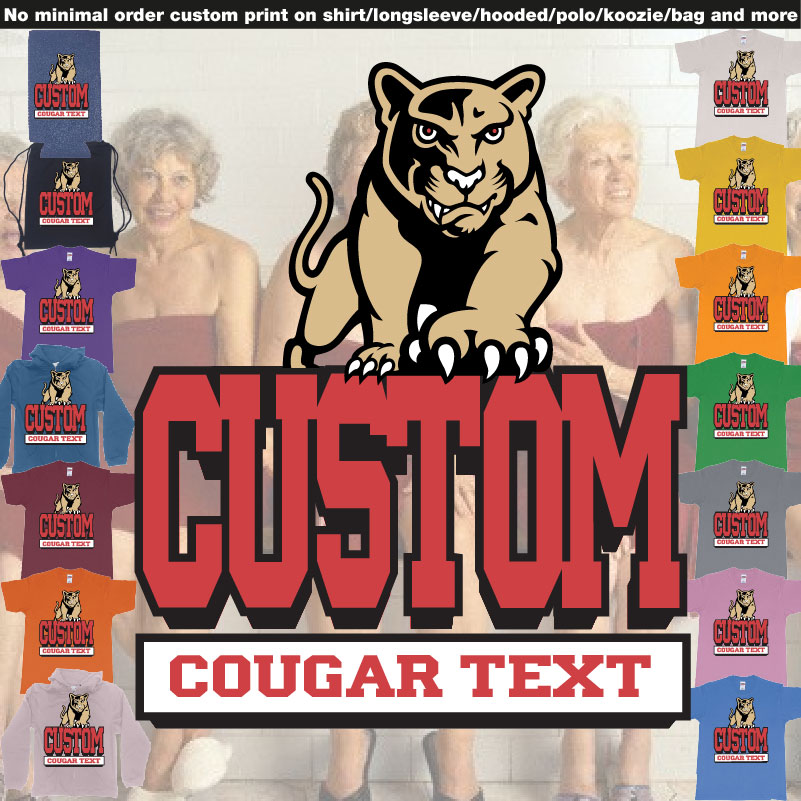University Of Houston Cougars Logo Custom Australian Cougar Text Printing Bali