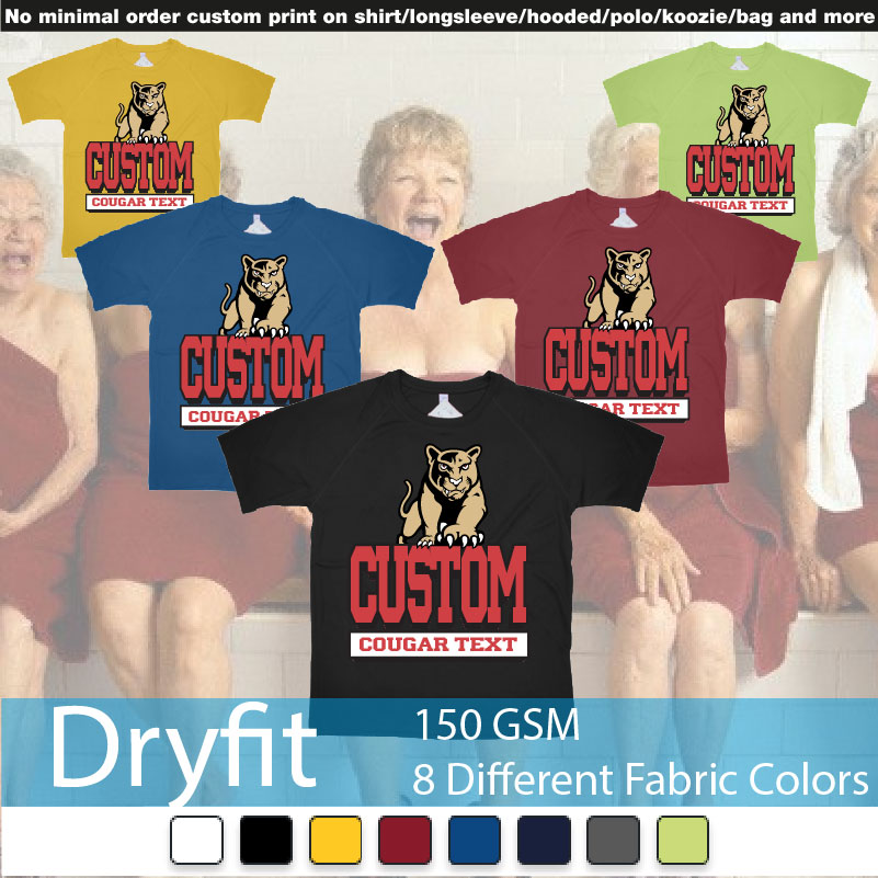 University Of Houston Cougars Logo Custom Text Printing Bali Dryfit Tshirts Samples On Demand Printing Bali