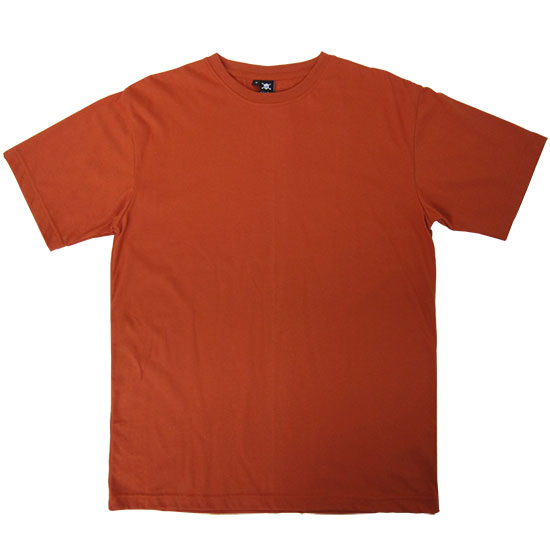 (T01S) T-shirt Standard in Fabric Color (2047) Rust in (210 GSM, 100% Cotton) Fabric ColorsStandard fabric for men shirtsFabric Specification100% Cotton210 Grams Per Square MeterPreshrunk materialThe fabric is preshrunk, but depending on the way you wash, the fabric might still have up to 2% of shrinkage more.